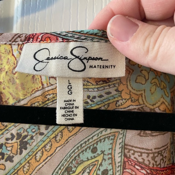 EUC Jessica Simpson Maternity Sheer Top - Picture 4 of 5